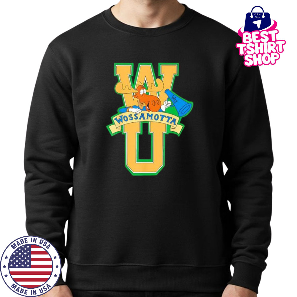 Rocky And Bullwinkle Wossamotta U Graphic shirt Sweatshirt