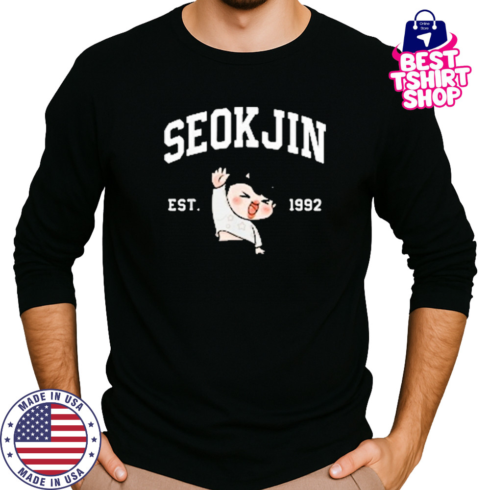 Seokjin Est.1992 Chibi Shirt Long Sleeved