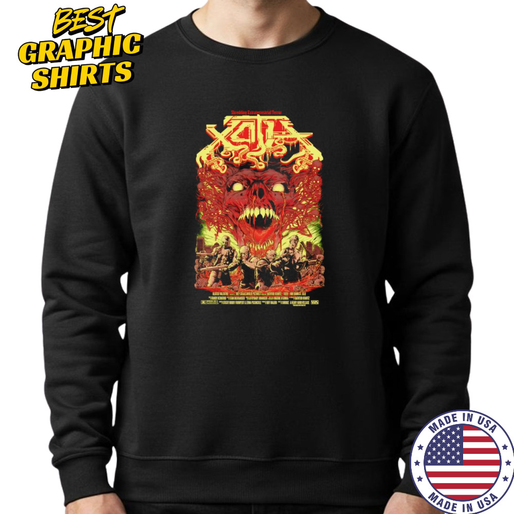 Shredding Extraterrestrial Terror Xoth shirt Sweatshirt