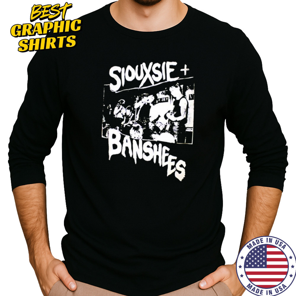 Siouxsie and the banshees retro shirt Long Sleeved