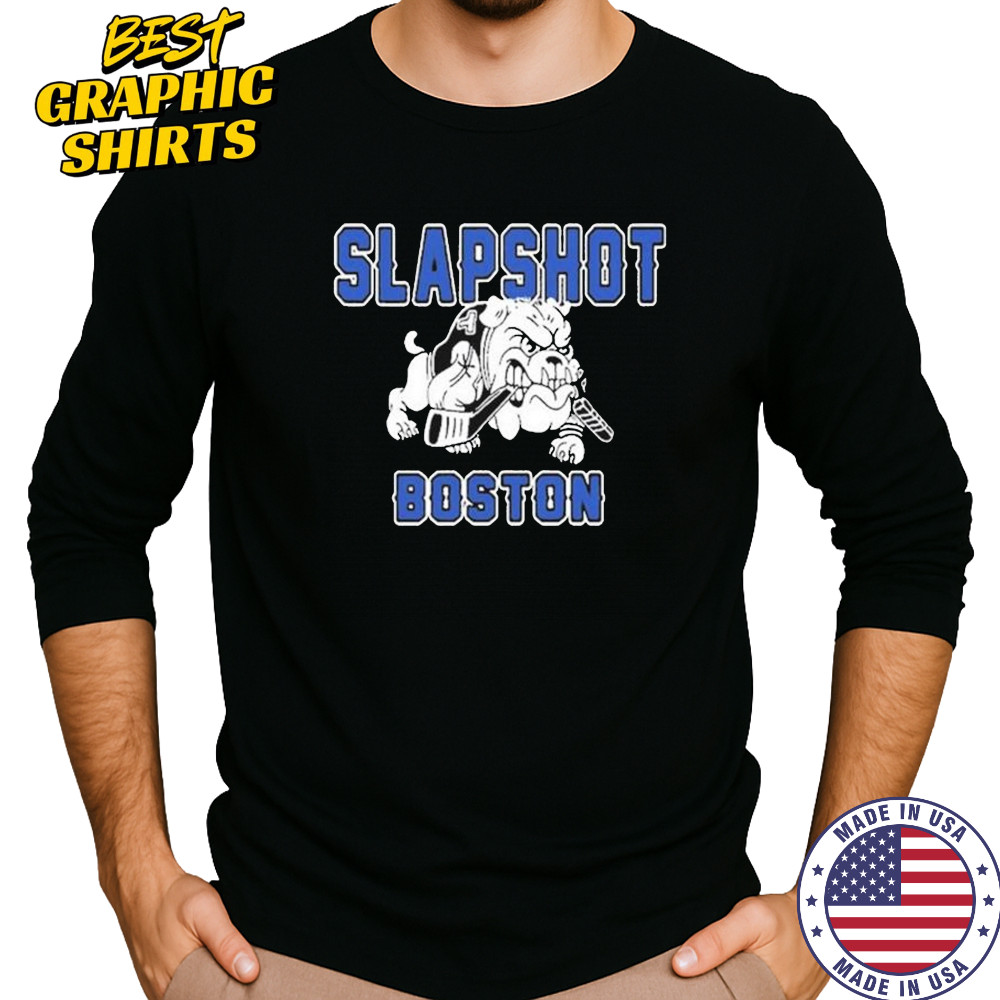 Slapshot Boston Bulldog T-shirt Long Sleeved