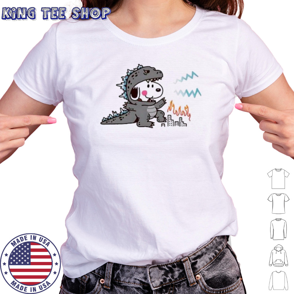 Snoopy disguise Godzilla shirt Women's T-shirt