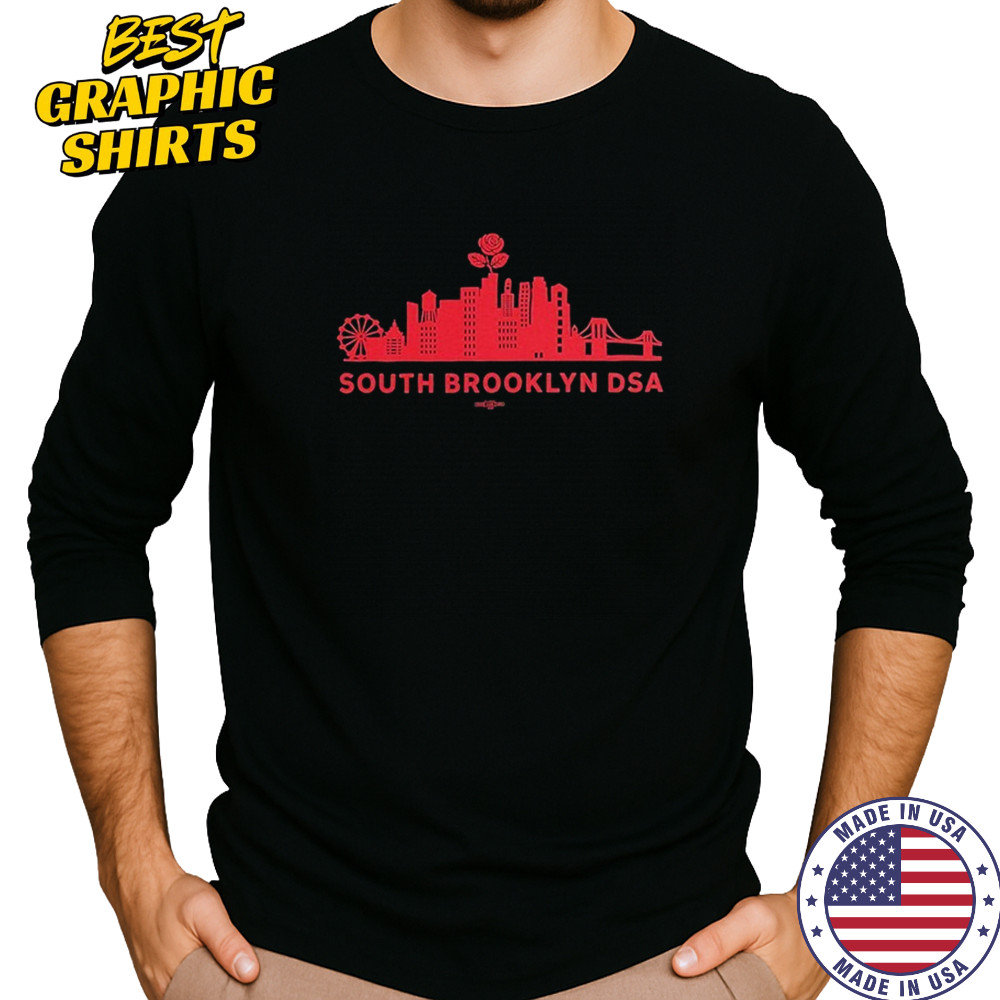 South Brooklyn DSA T-shirt Long Sleeved