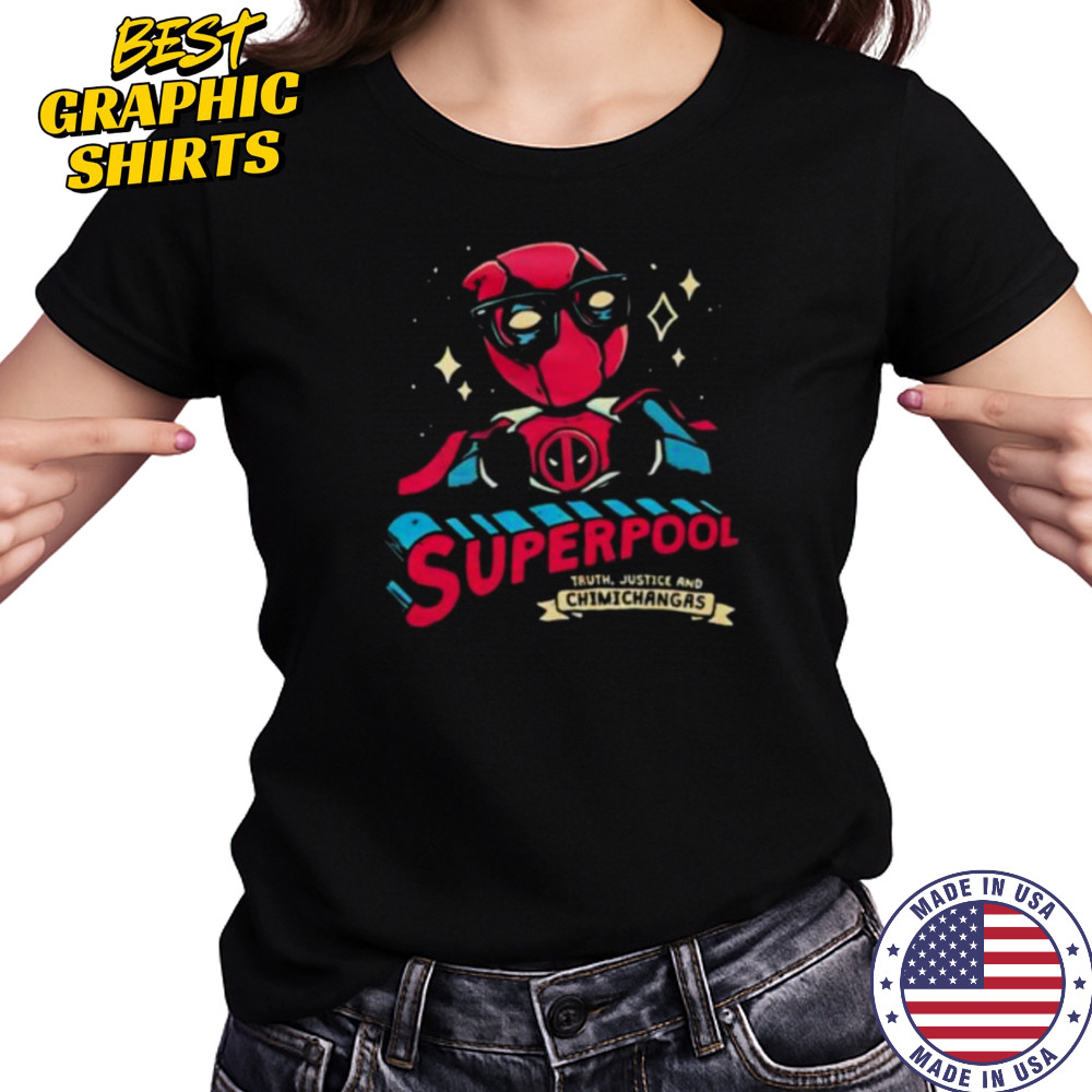 Superpool truth justice and chimichangas shirt Women's T-shirt