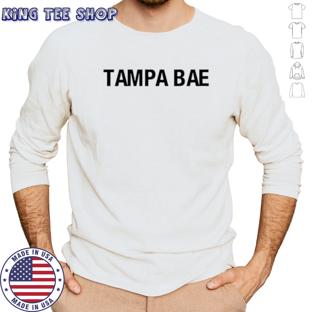 Tampa Bae letter shirt Long Sleeved