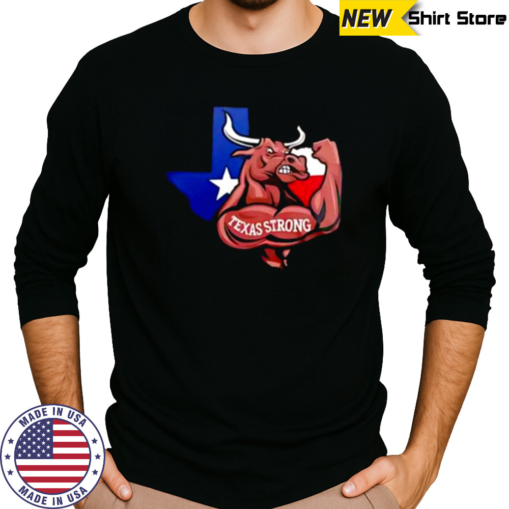 Texas Longhorns Texas Strong Mascot 2025 Limited shirt Long Sleeved