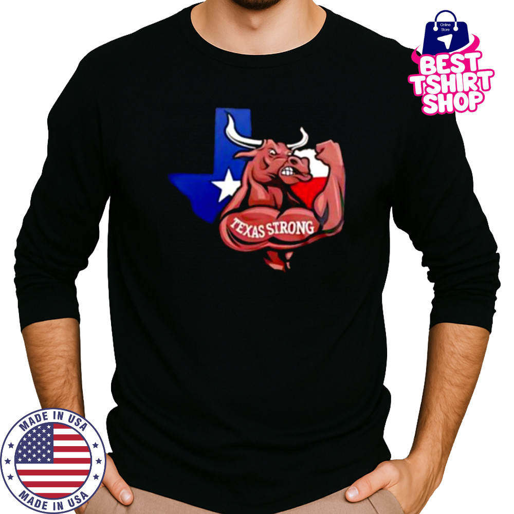 Texas Longhorns Texas Strong Mascot 2025 Limited shirt Long Sleeved