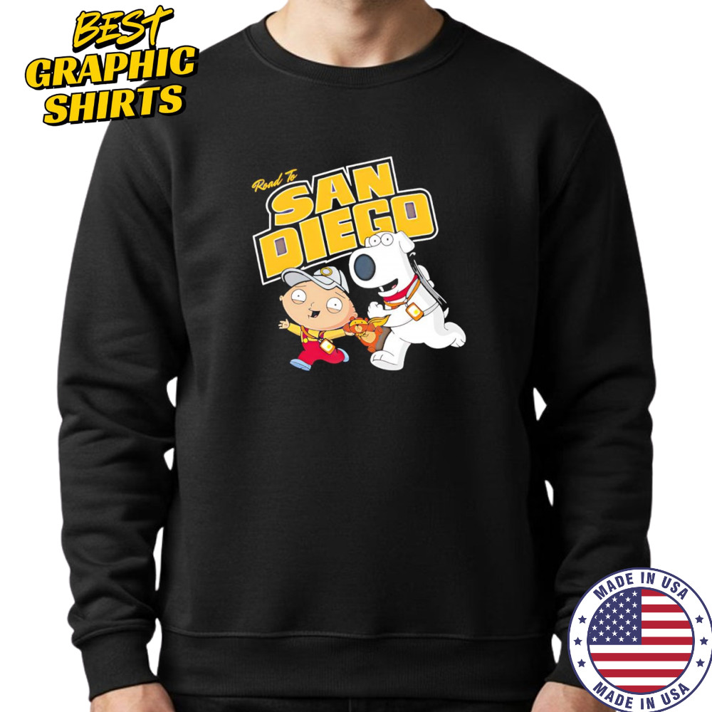 The Road to San Diego Family Guy shirt Sweatshirt