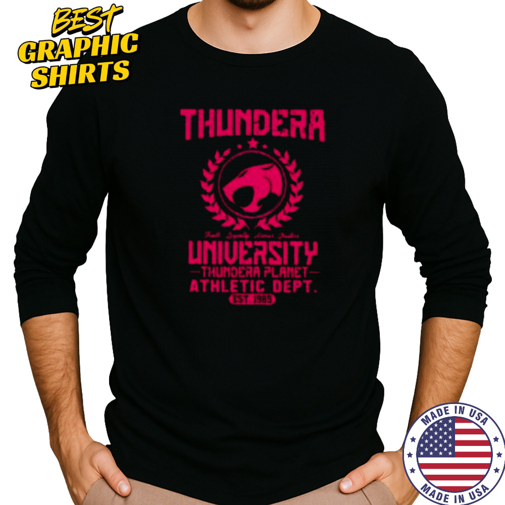 Thundera University Thundera Planet logo shirt Long Sleeved