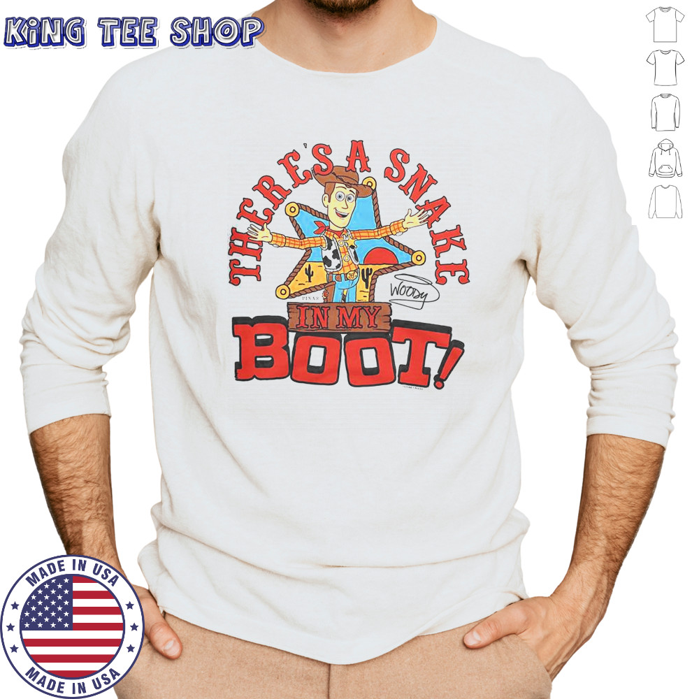 Toy Story Woody There’s A Snake In My Boot T-Shirt Long Sleeved