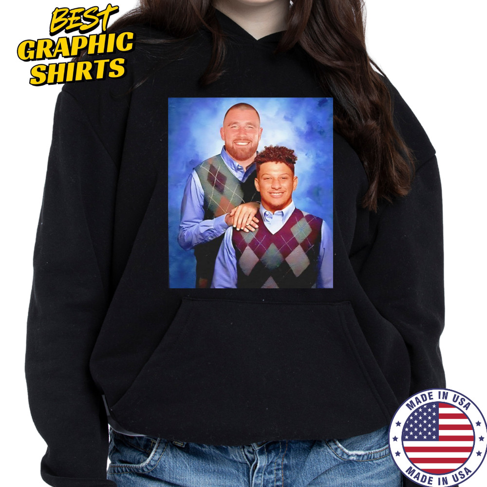 Travis Kelce and Patrick Mahomes Kansas City Chiefs NFL Step Brothers shirt Hoodie