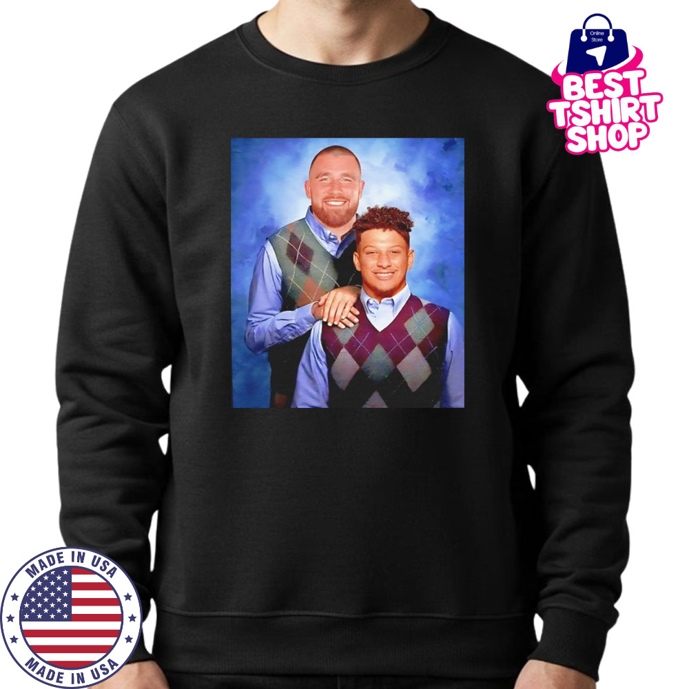 Travis Kelce and Patrick Mahomes Kansas City Chiefs NFL Step Brothers shirt Sweatshirt