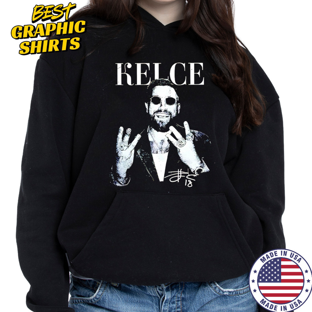 Travis Kelce Kansas City Chiefs NFL Football Game day signature shirt Hoodie