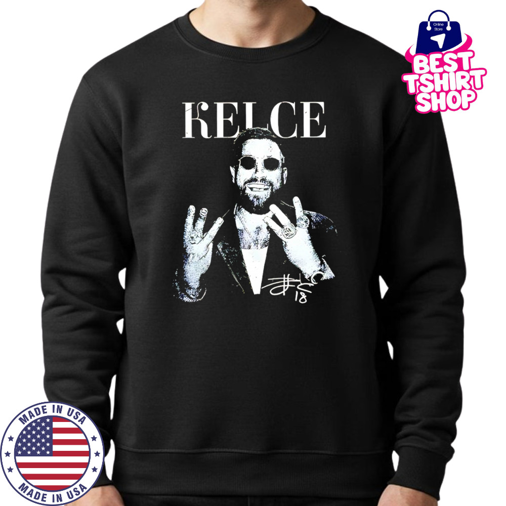 Travis Kelce Kansas City Chiefs NFL Football Game day signature shirt Sweatshirt