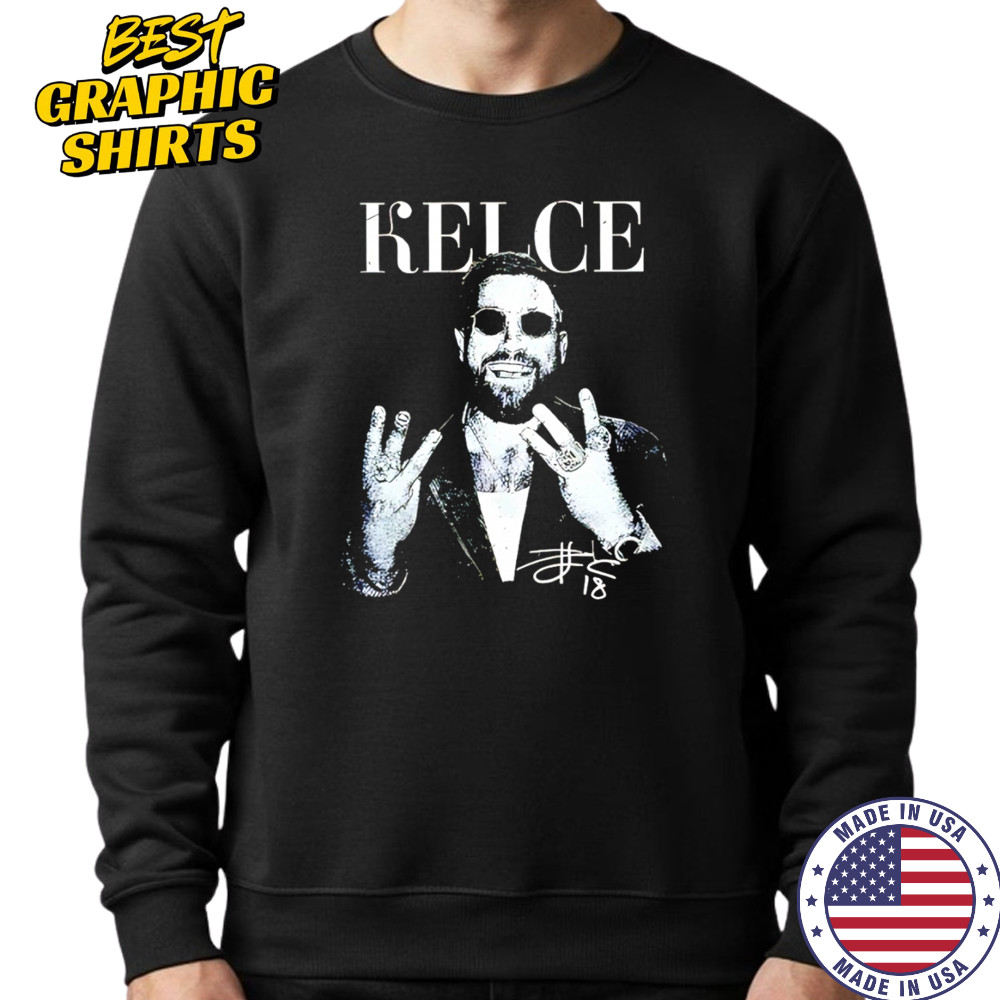 Travis Kelce Kansas City Chiefs NFL Football Game day signature shirt Sweatshirt