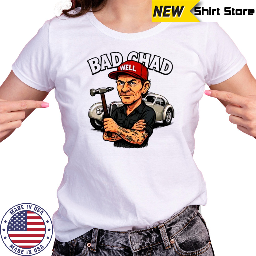 Bad chad well cartoon shirt Women's T-shirt