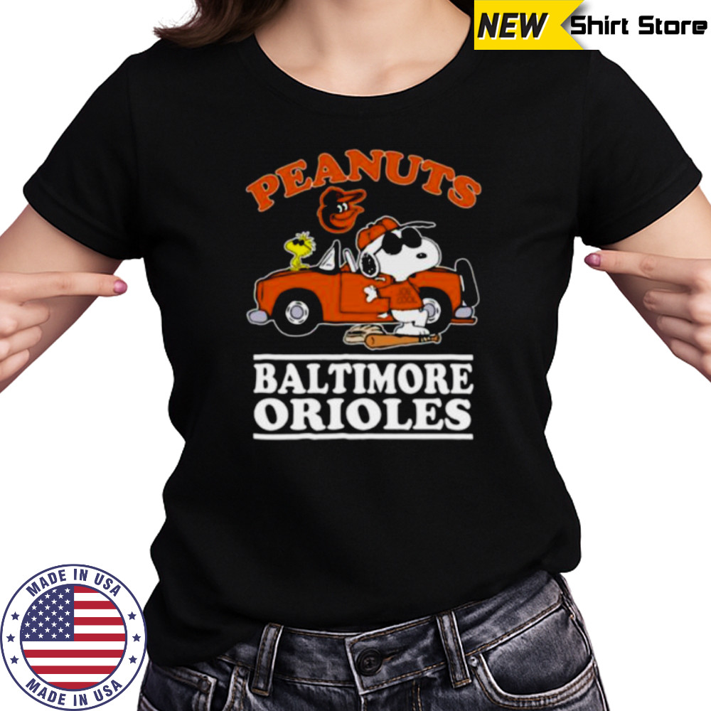 Baltimore Orioles Peanuts Snoopy Shirt Women's T-shirt