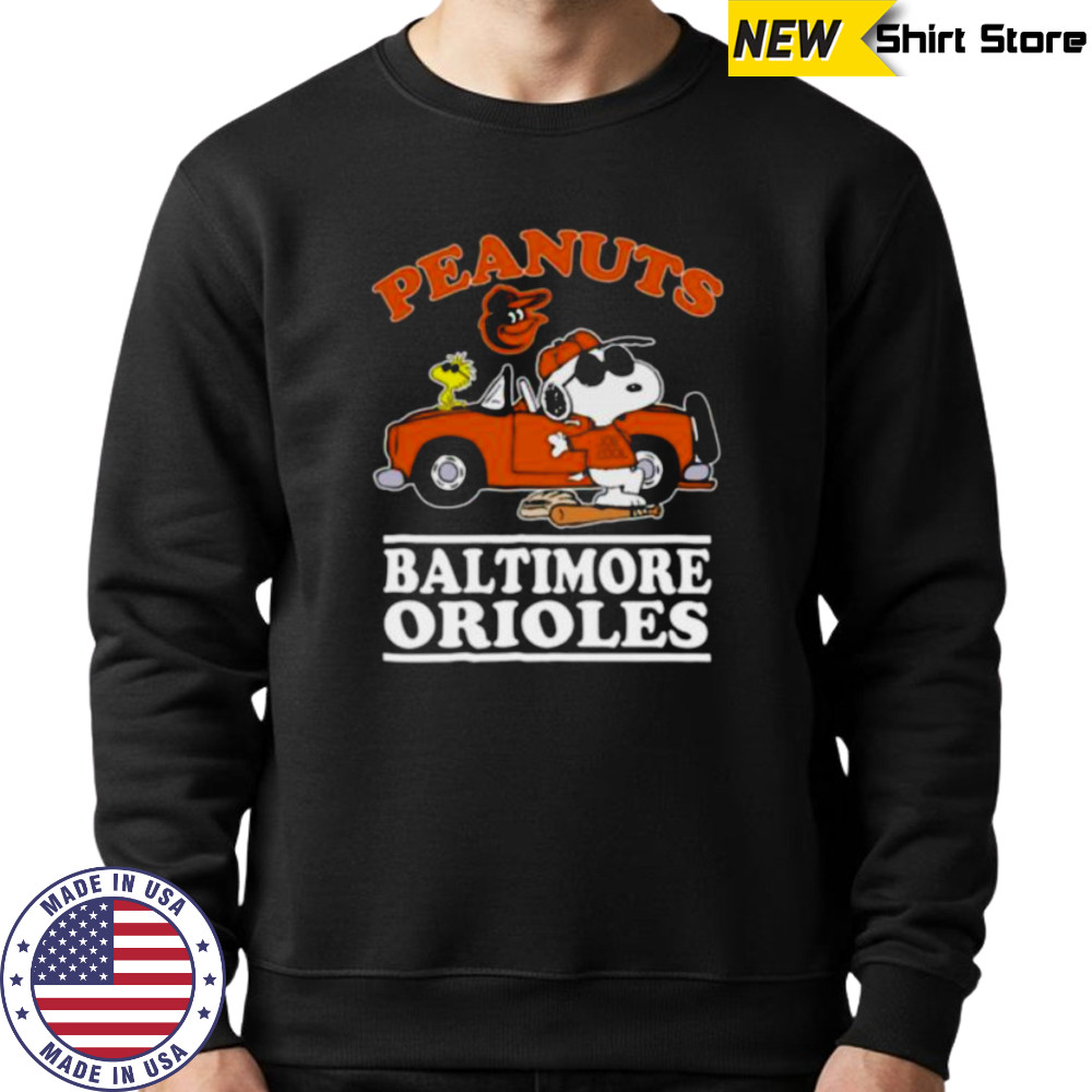 Baltimore Orioles Peanuts Snoopy Shirt Sweatshirt