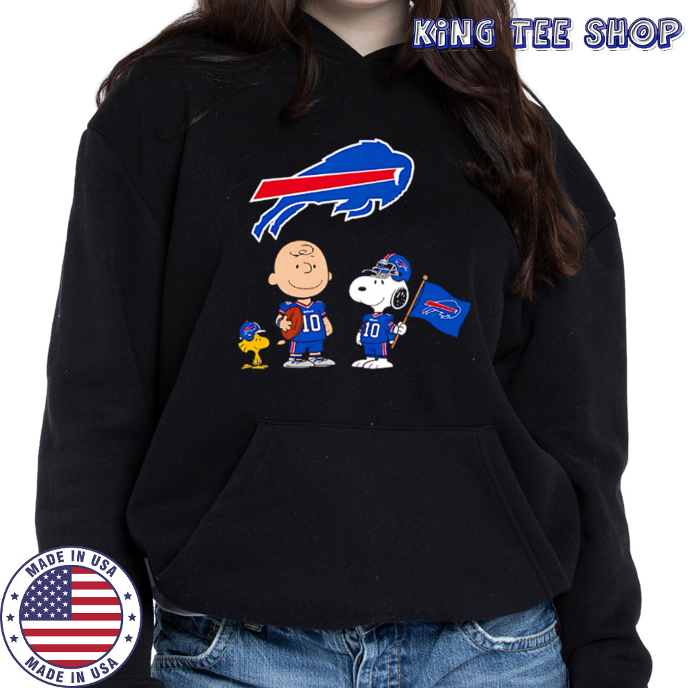 Buffalo Bills Charlie Brown Snoopy Woodstock Peanuts shirt Hoodie