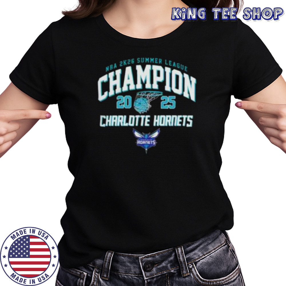 Charlotte Hornets NBA 2k26 Summer League 2025 Las Vegas Champions shirt Women's T-shirt