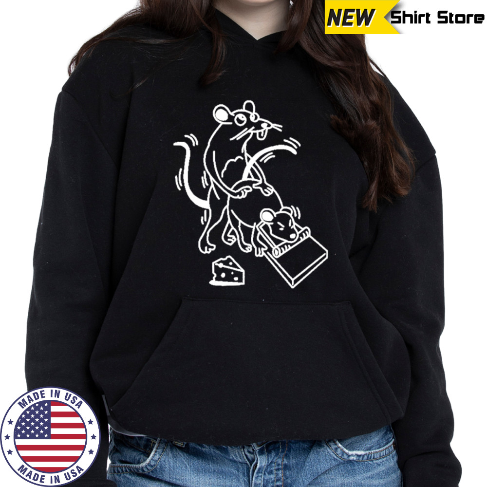 Dirty rat print shirt Hoodie