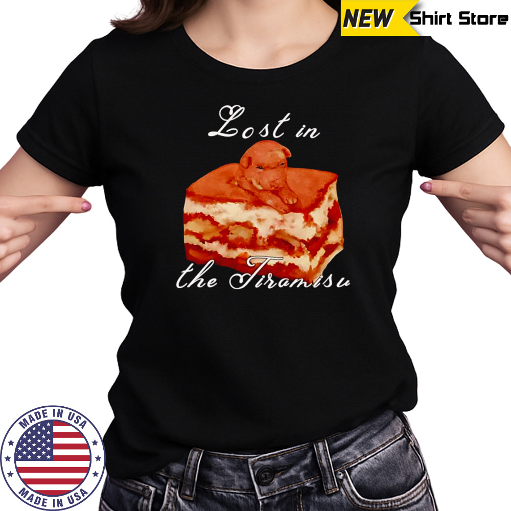 Dog lost in the tiramisu shirt Women's T-shirt