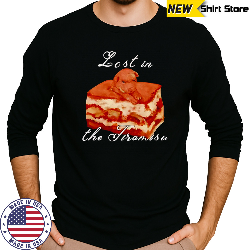 Dog lost in the tiramisu shirt Long Sleeved