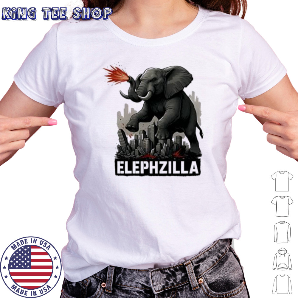 Elephent Elephzilla Parody In Action shirt Women's T-shirt