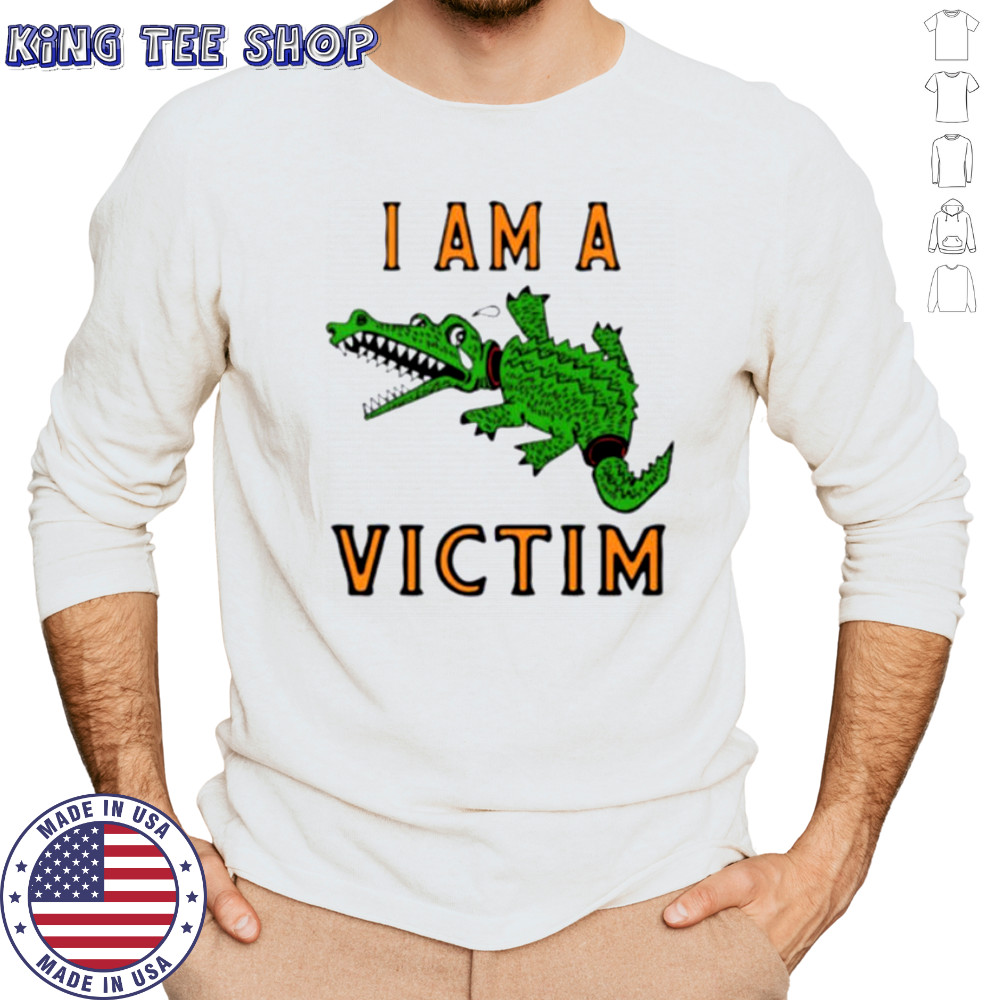 I am a victim crocodile shirt Long Sleeved