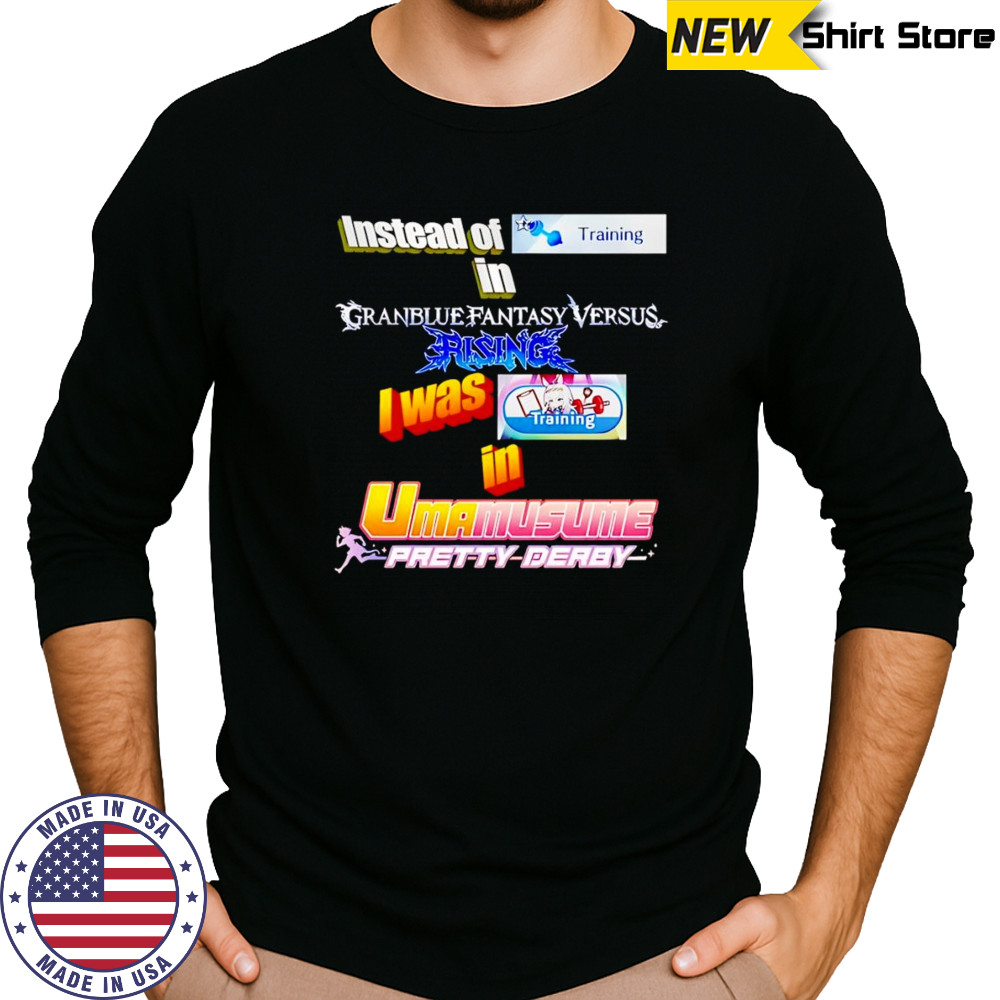 Instead Of Training In Granblue Fantasy Versus Rising shirt Long Sleeved