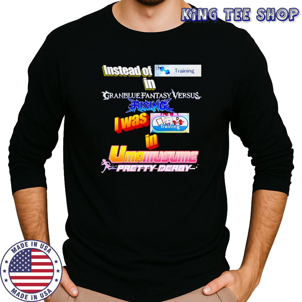Instead Of Training In Granblue Fantasy Versus Rising shirt Long Sleeved