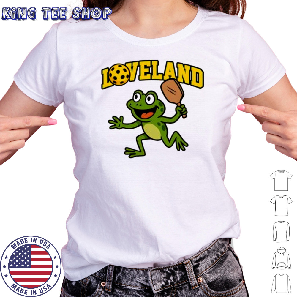 Loveland Frog Pickleball funny shirt Women's T-shirt