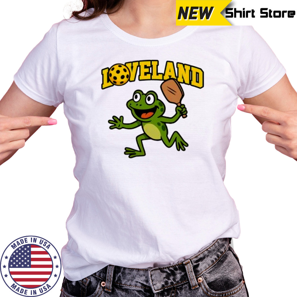 Loveland Frog Pickleball funny shirt Women's T-shirt