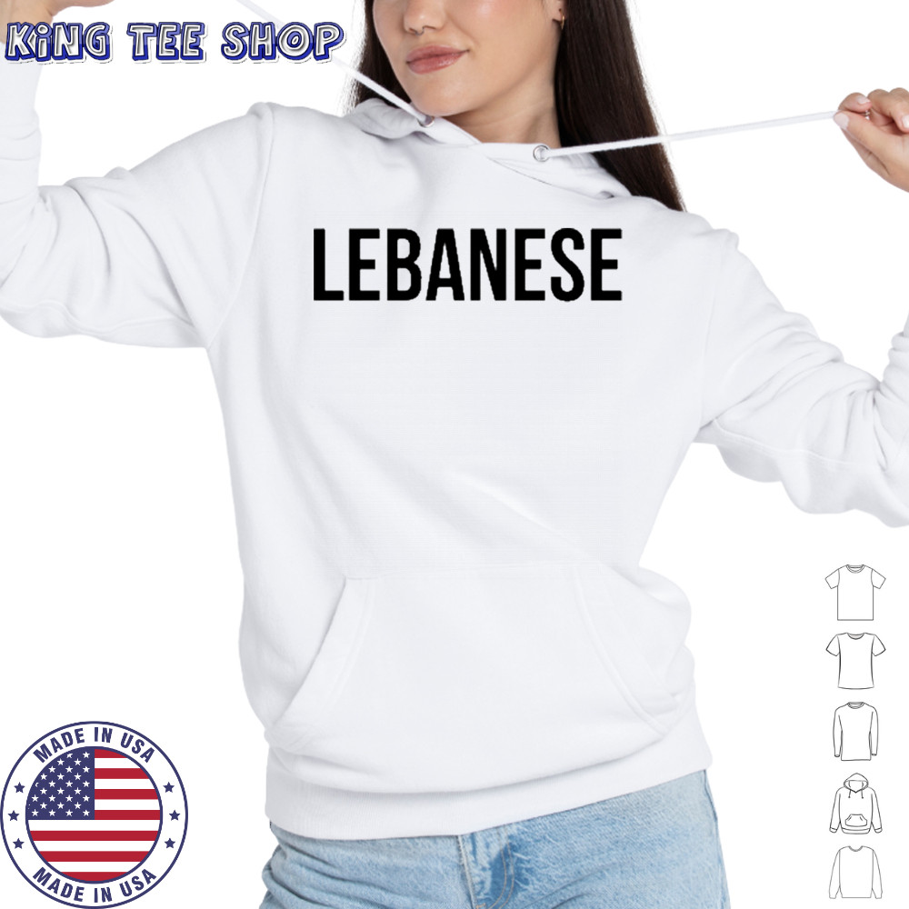 Mattie Westbrouck Wearing Lebanese T-Shirt Hoodie