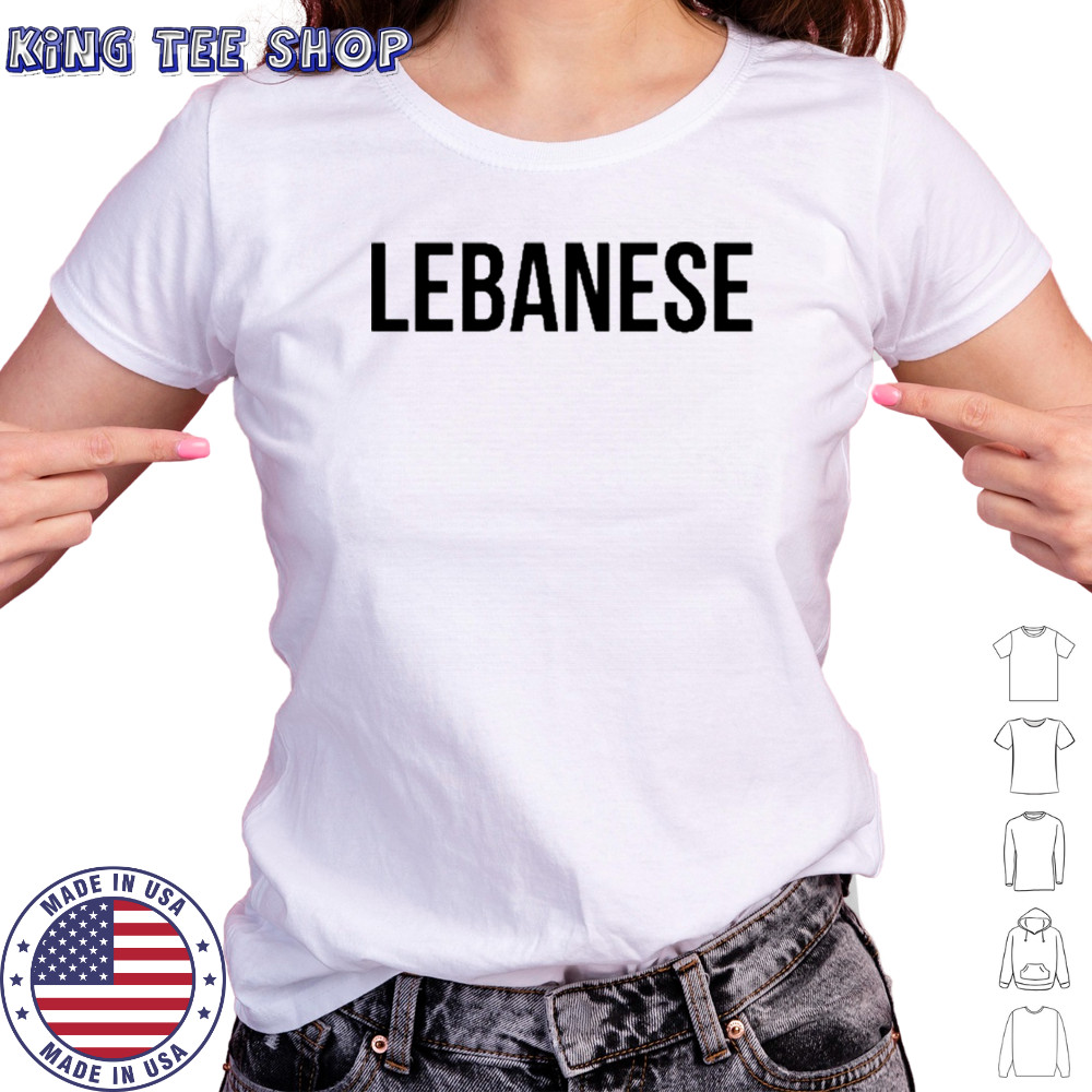 Mattie Westbrouck Wearing Lebanese T-Shirt Women's T-shirt