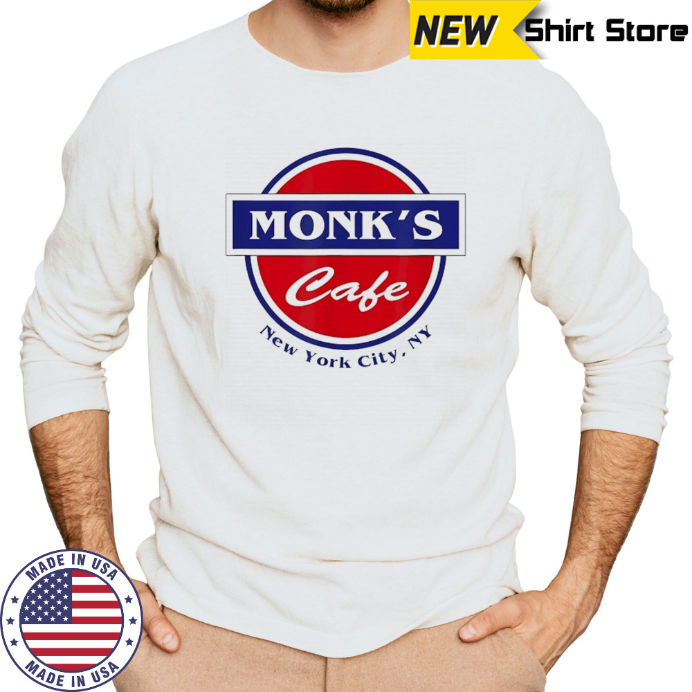 Monk’s Cafe New York City NY logo shirt Long Sleeved