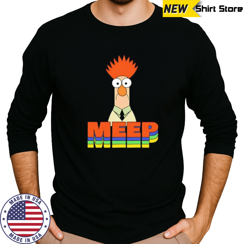 Muppet Beaker Meep shirt Long Sleeved