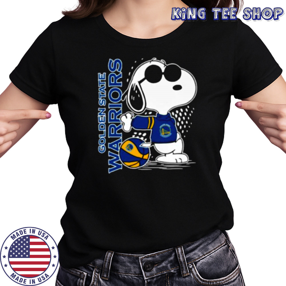 Peanuts Snoopy Golden State Warriors Basketball 2025 Shirt Women's T-shirt