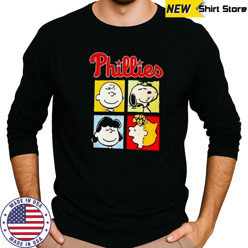Peanuts x Phillies shirt Long Sleeved