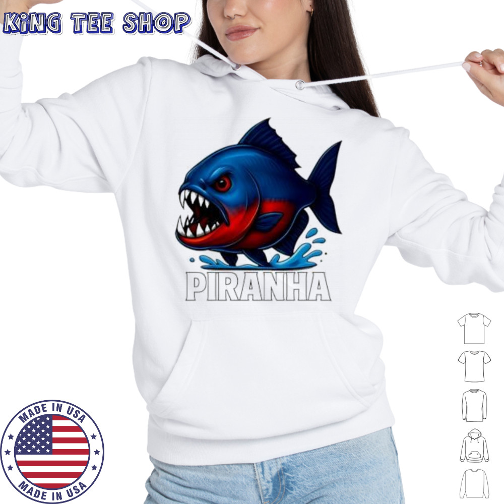 Piranha Fish shirt Hoodie