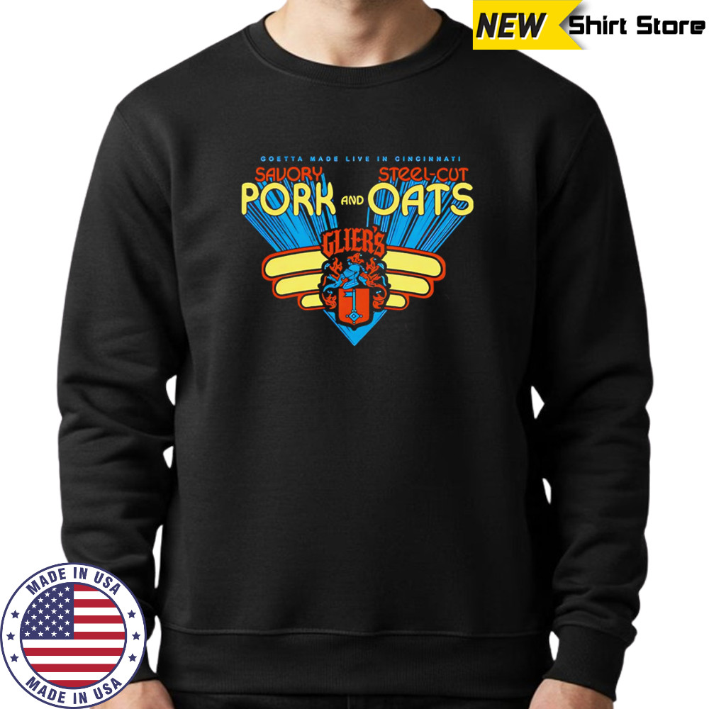 Savory Pork and Steel-cut Oats Glier’s logo shirt Sweatshirt
