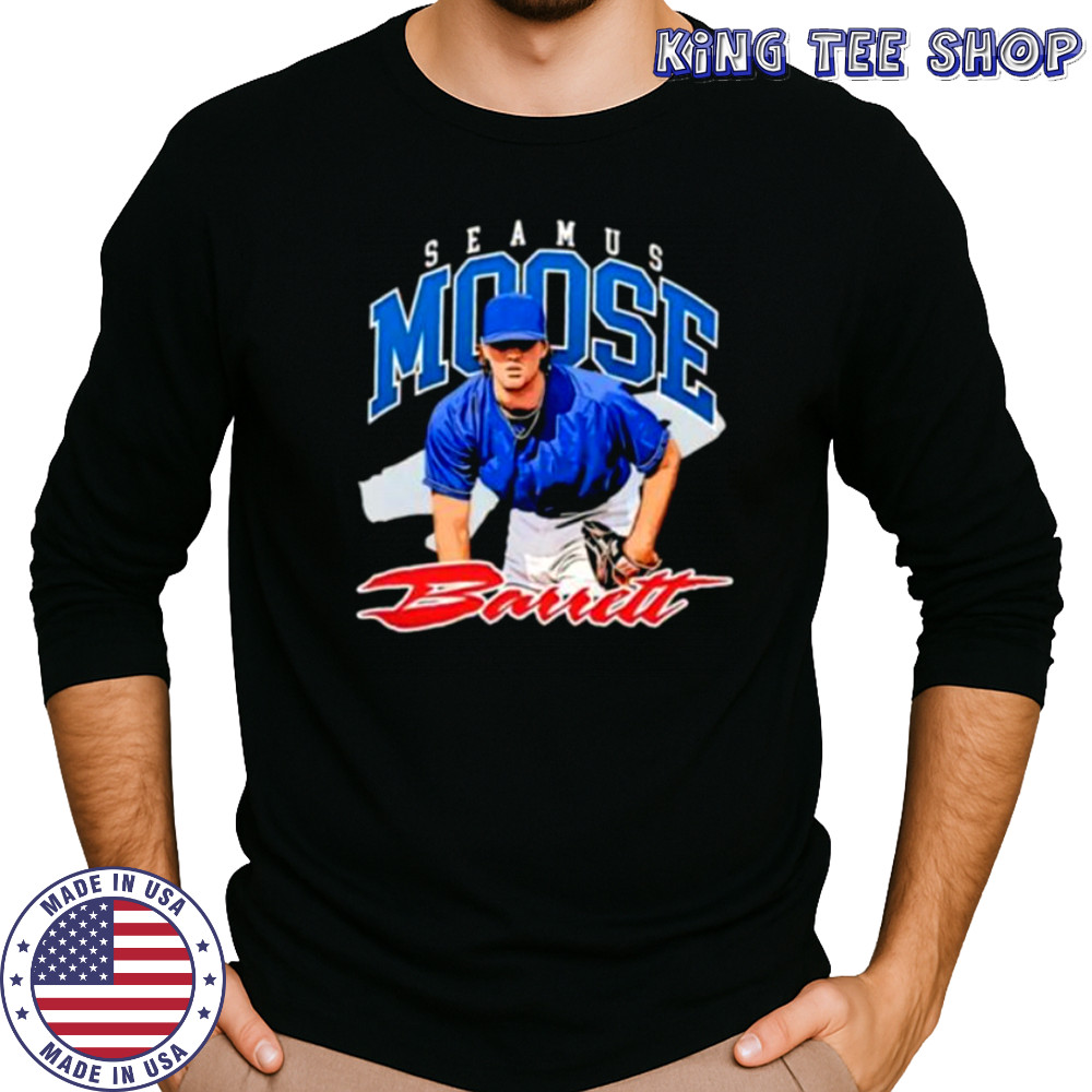 Seamus Barrett moose LA Dodgers shirt Long Sleeved