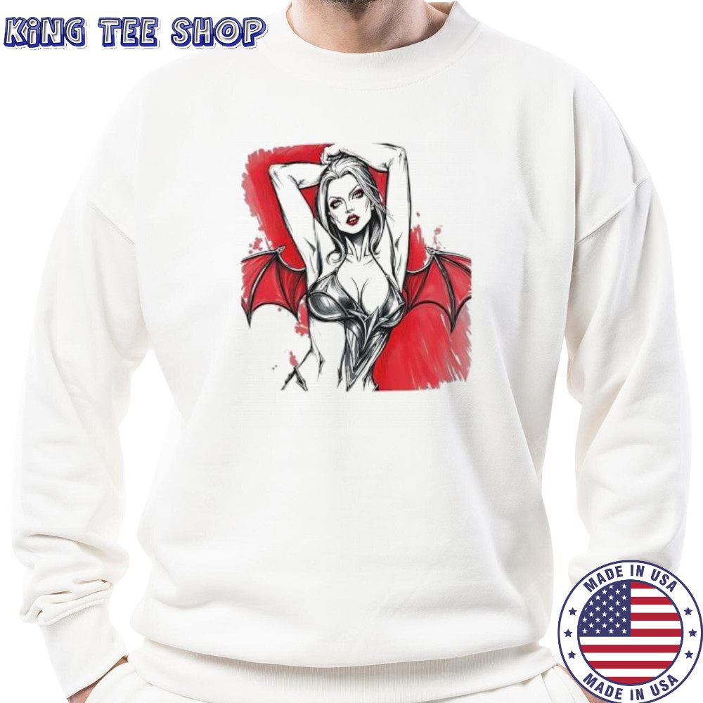 Sexy Devil Lady Print shirt Sweatshirt