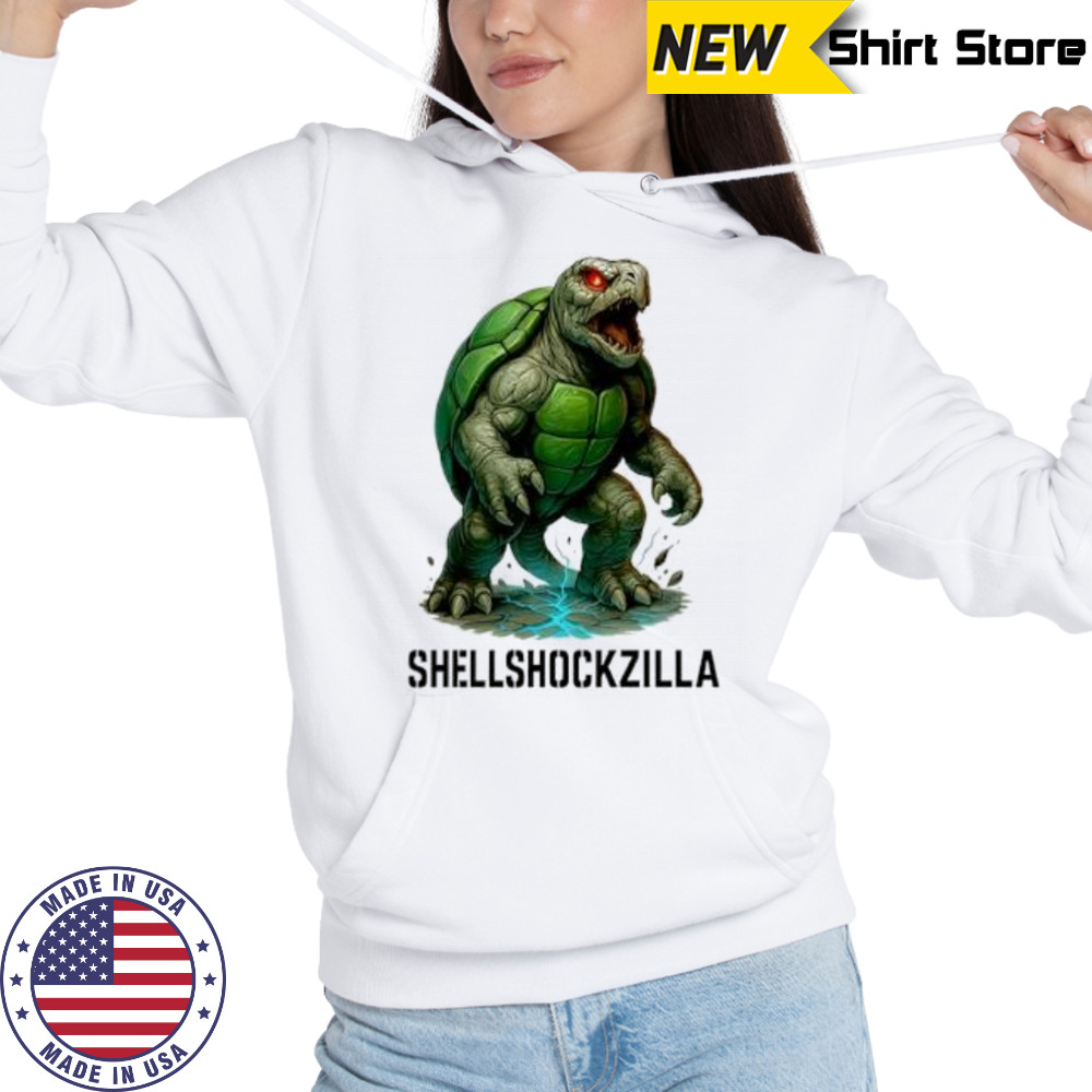 Shellshock Zilla Parody Turtle shirt Hoodie