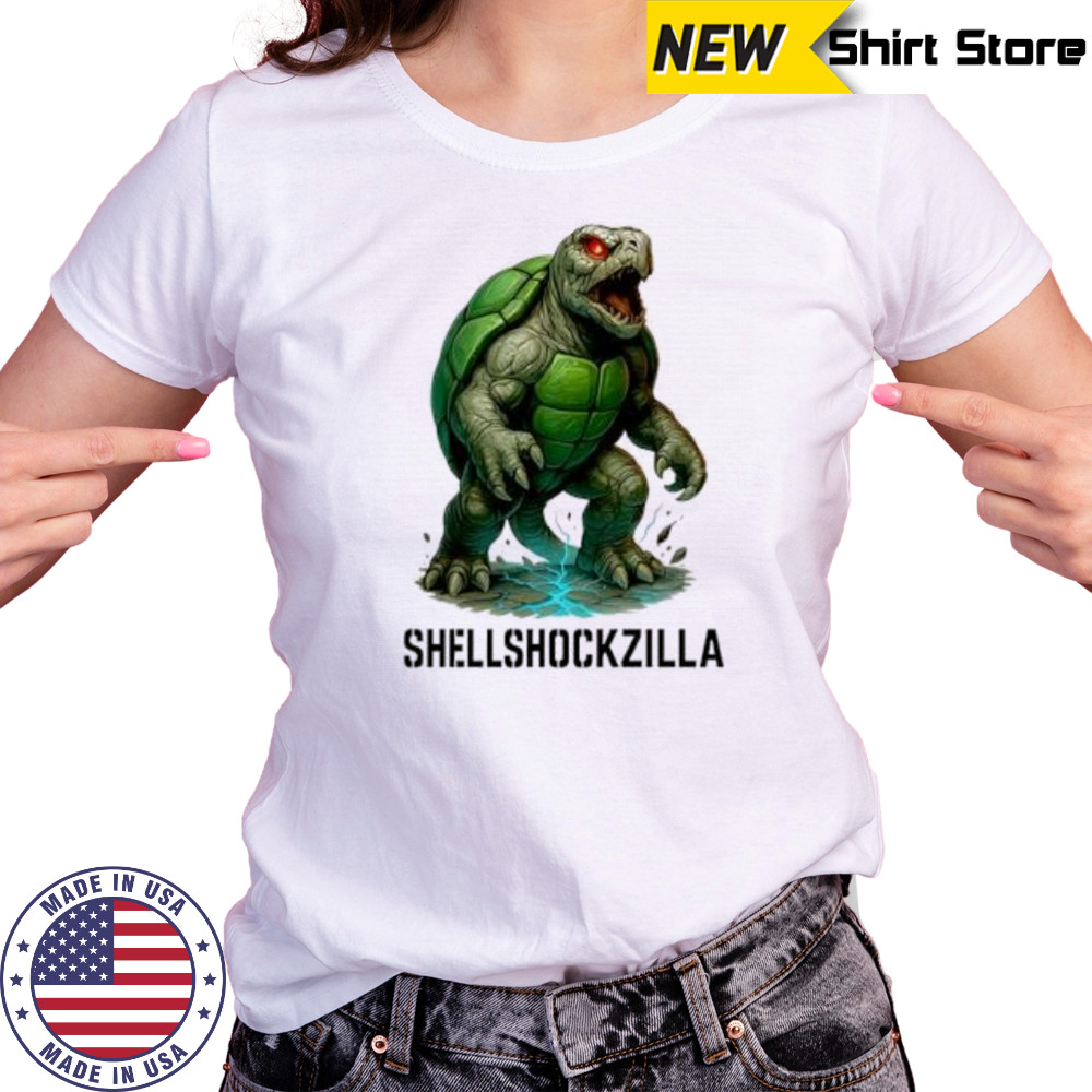 Shellshock Zilla Parody Turtle shirt Women's T-shirt