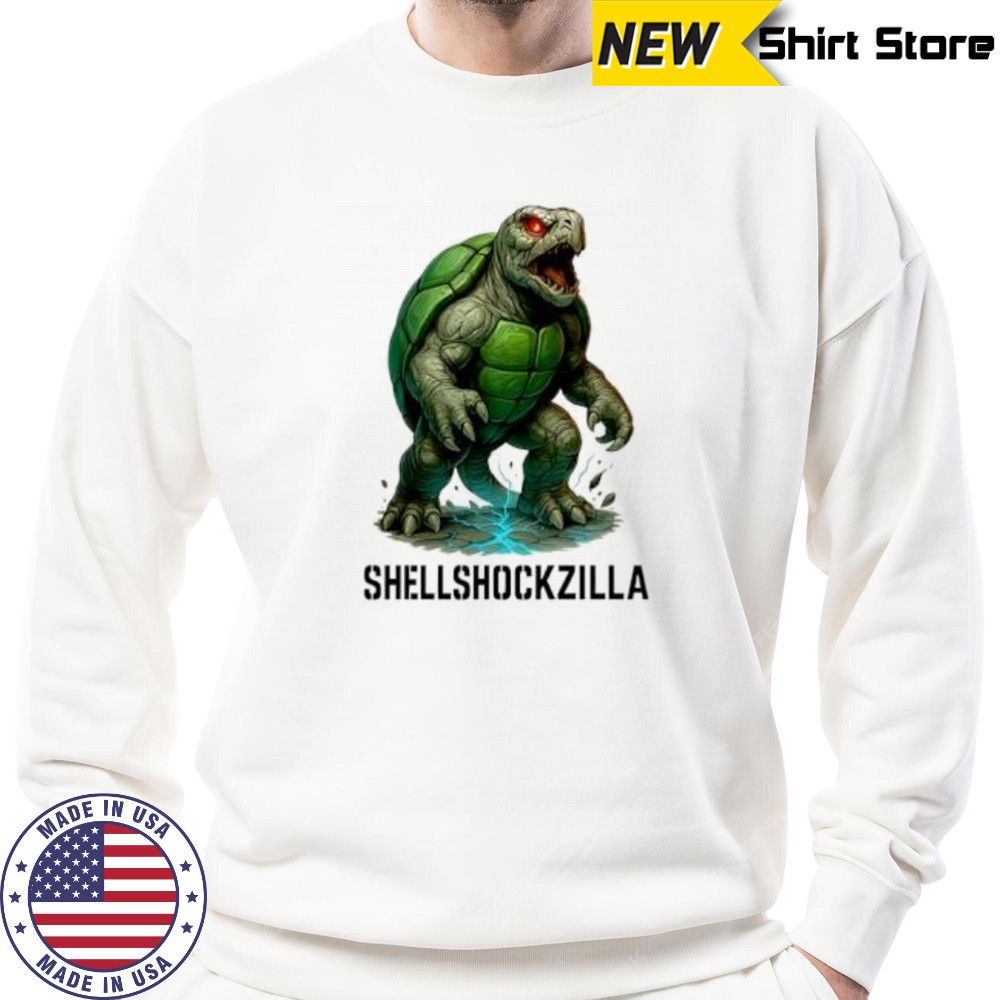 Shellshock Zilla Parody Turtle shirt Sweatshirt