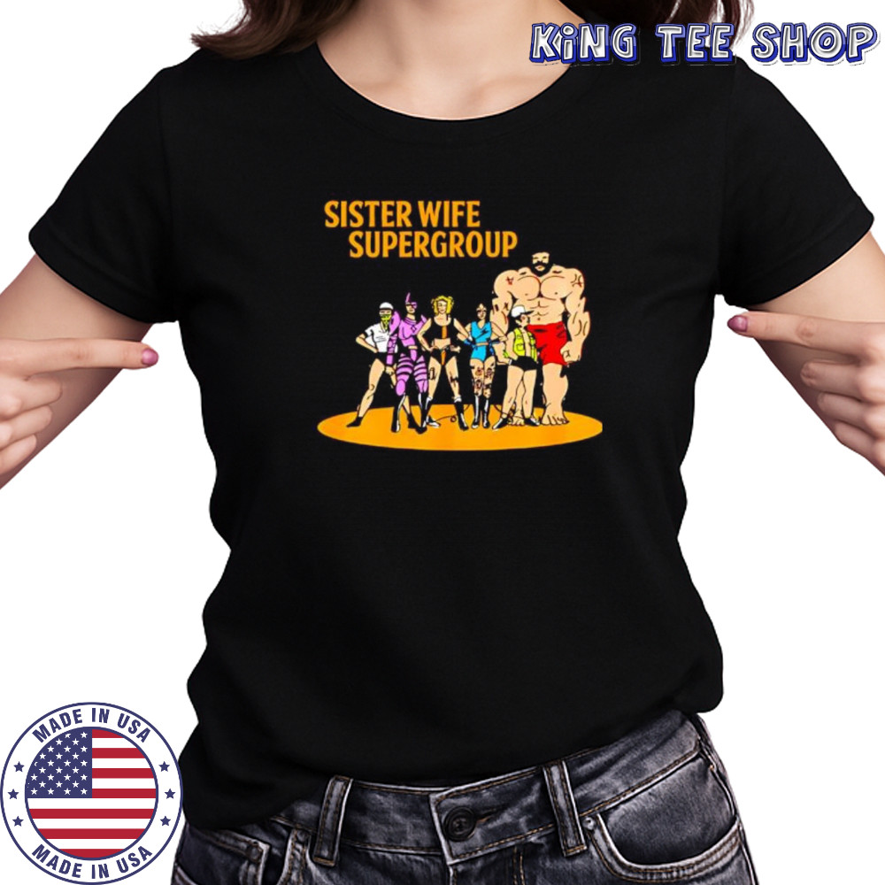 Sister Wife Supergroup cartoon shirt Women's T-shirt