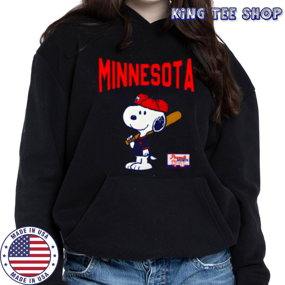 Snoopy Peanuts Ripple Junction Minnesota Baseball shirt Hoodie
