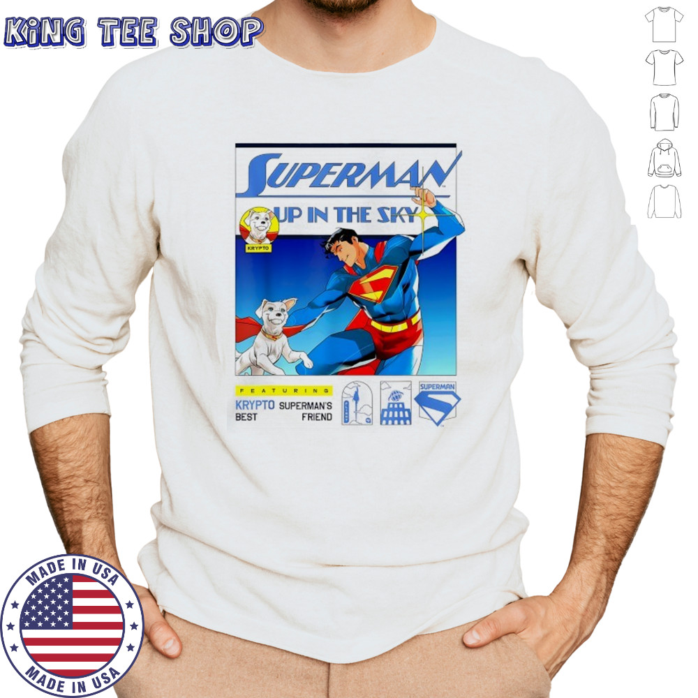 Superman 2025 Up in the Sky Krypto and Superman’s best friend shirt Long Sleeved