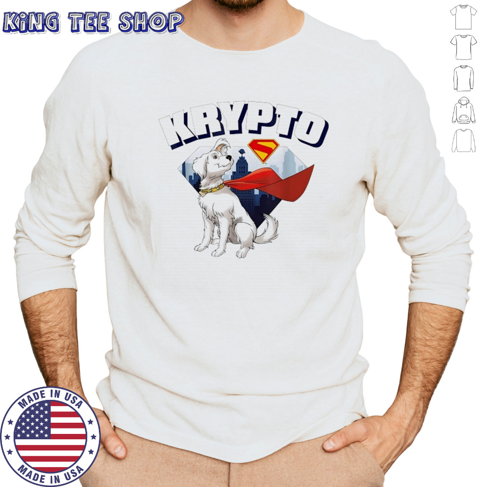 Superman Krypto the Superdog Heroic shirt Long Sleeved